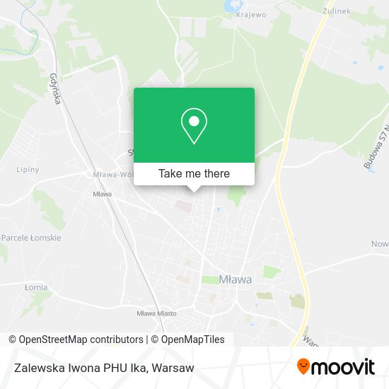 Zalewska Iwona PHU Ika map