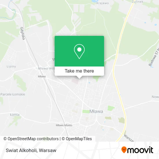 Карта Swiat Alkoholi