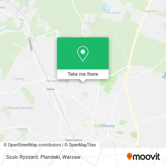 Szulc Ryszard. Plandeki map