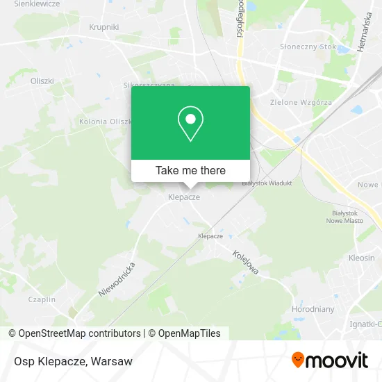 Карта Osp Klepacze