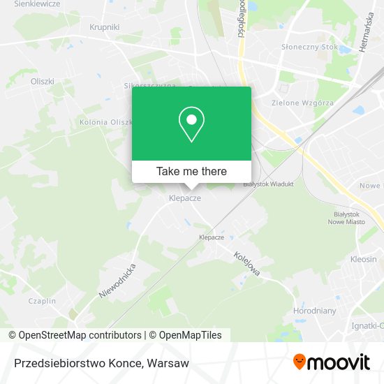 Przedsiebiorstwo Konce map