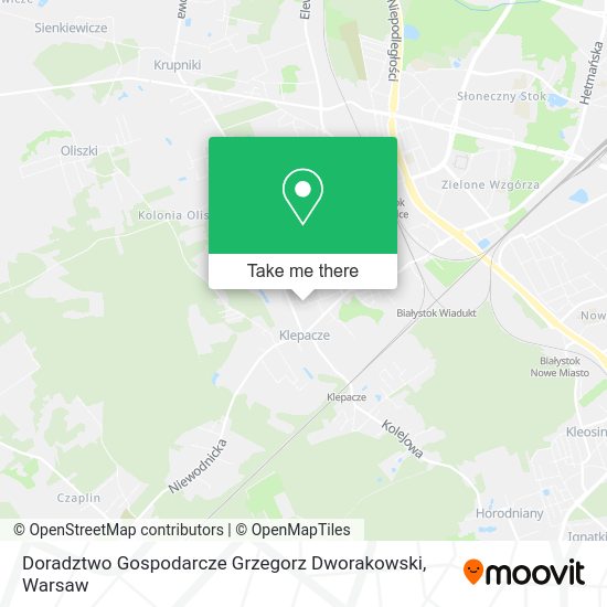 Doradztwo Gospodarcze Grzegorz Dworakowski map