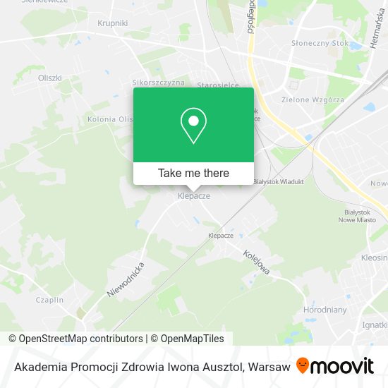 Akademia Promocji Zdrowia Iwona Ausztol map