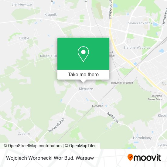 Wojciech Woronecki Wor Bud map