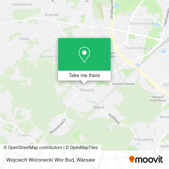 Карта Wojciech Woronecki Wor Bud