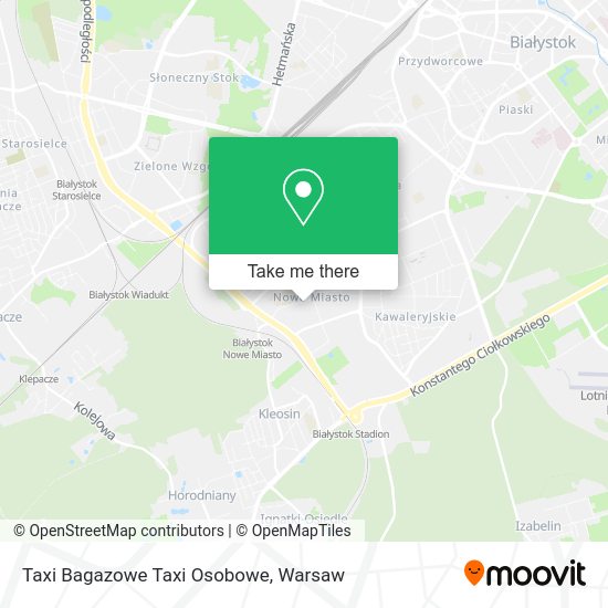 Taxi Bagazowe Taxi Osobowe map