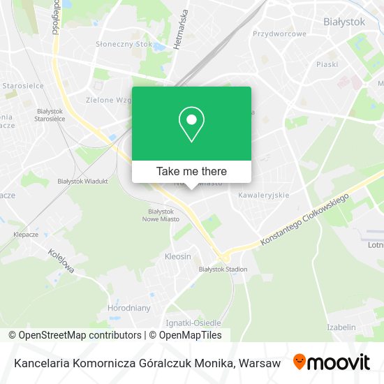 Карта Kancelaria Komornicza Góralczuk Monika