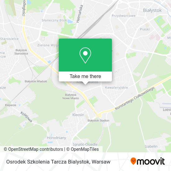 Osrodek Szkolenia Tarcza Bialystok map