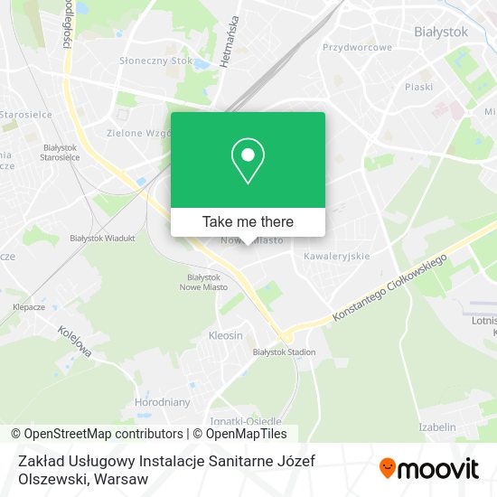 Zakład Usługowy Instalacje Sanitarne Józef Olszewski map