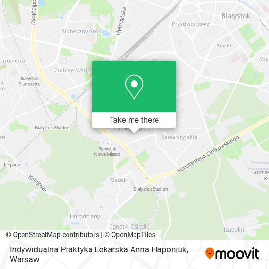 Карта Indywidualna Praktyka Lekarska Anna Haponiuk