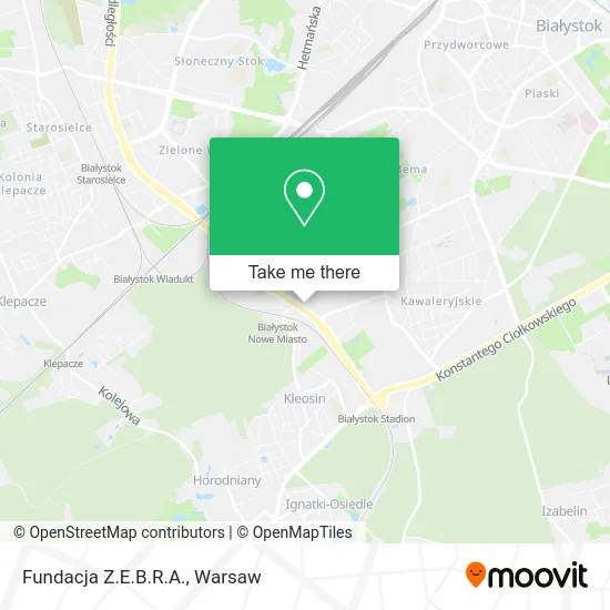 Fundacja Z.E.B.R.A. map