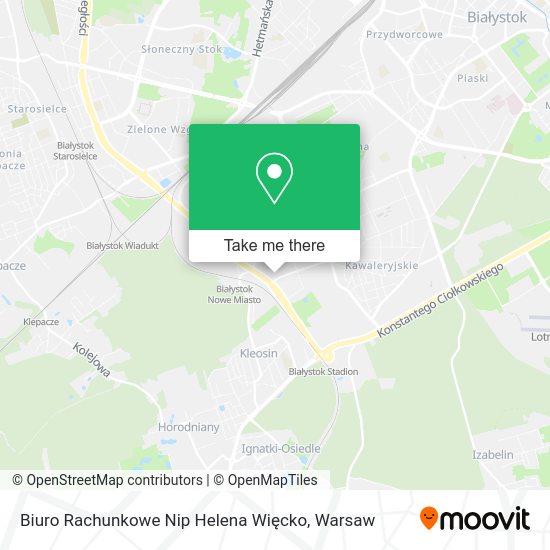 Biuro Rachunkowe Nip Helena Więcko map