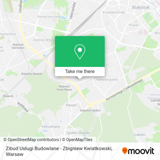 Zibud Usługi Budowlane - Zbigniew Kwiatkowski map