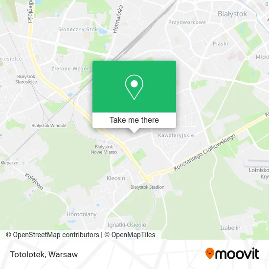 Карта Totolotek