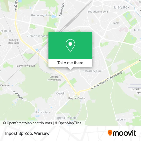 Карта Inpost Sp Zoo