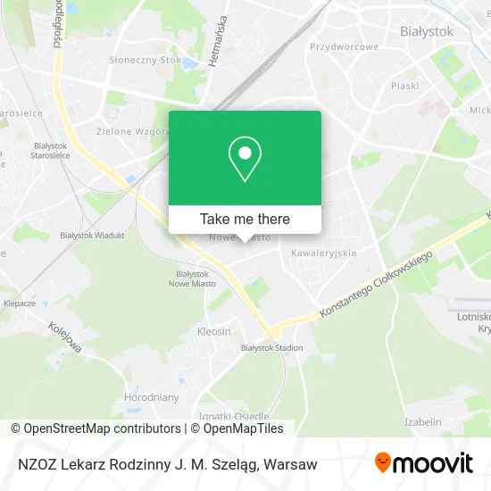 Карта NZOZ Lekarz Rodzinny J. M. Szeląg