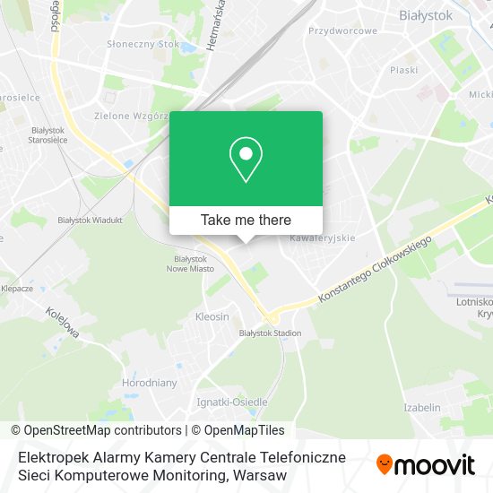 Elektropek Alarmy Kamery Centrale Telefoniczne Sieci Komputerowe Monitoring map