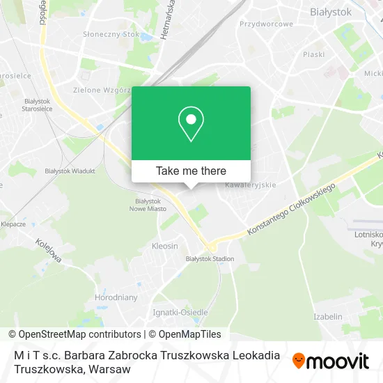Карта M i T s.c. Barbara Zabrocka Truszkowska Leokadia Truszkowska