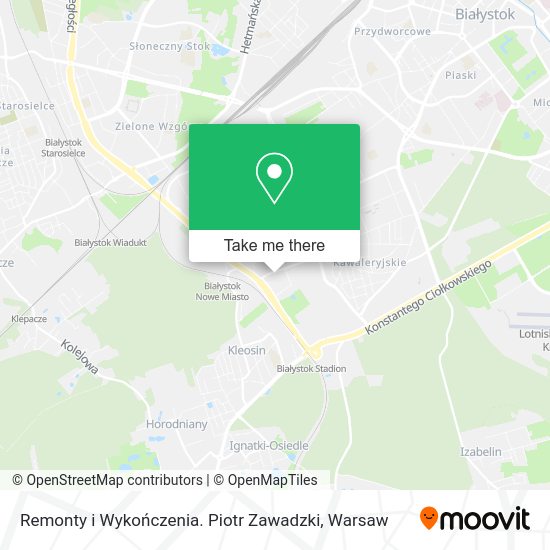 Remonty i Wykończenia. Piotr Zawadzki map