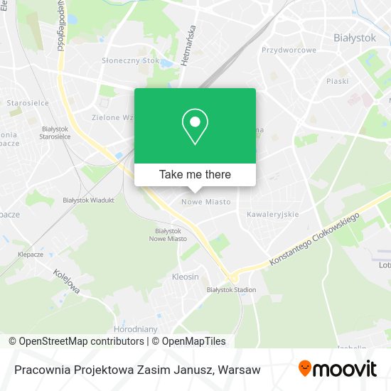 Pracownia Projektowa Zasim Janusz map