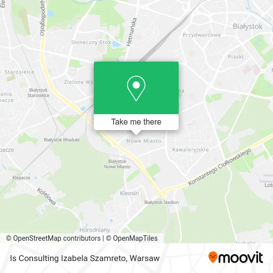 Карта Is Consulting Izabela Szamreto