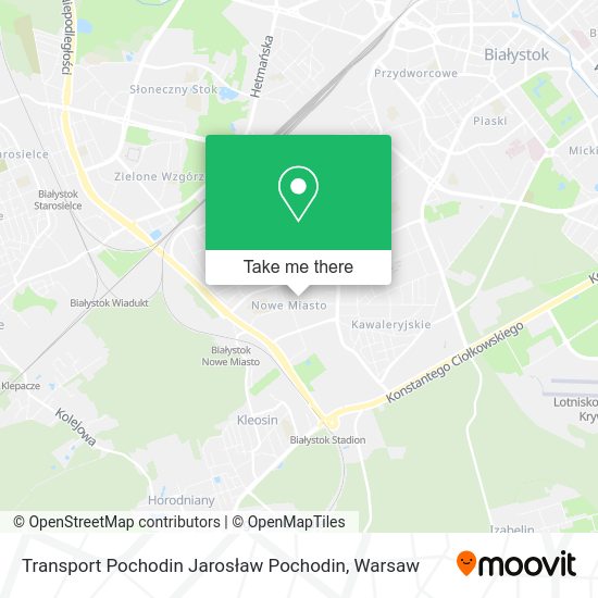 Transport Pochodin Jarosław Pochodin map