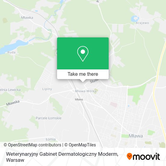 Weterynaryjny Gabinet Dermatologiczny Moderm map