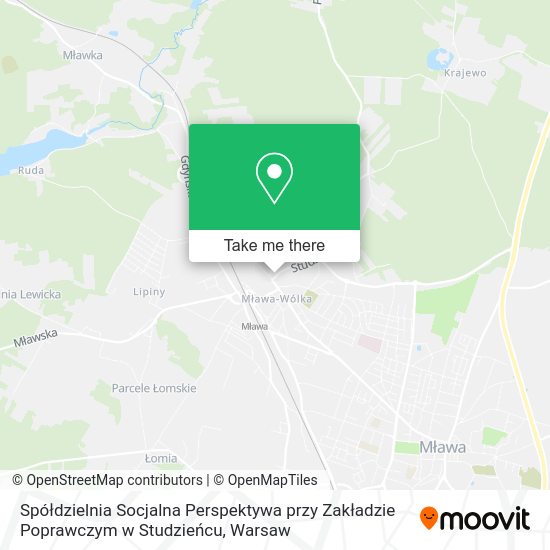 Spółdzielnia Socjalna Perspektywa przy Zakładzie Poprawczym w Studzieńcu map