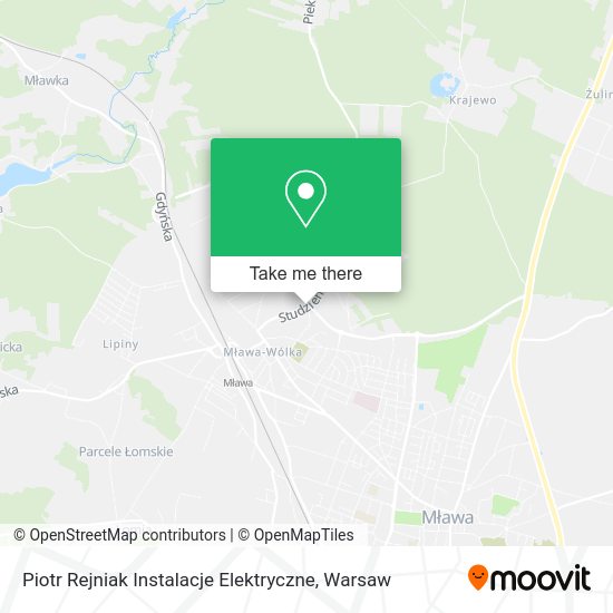 Piotr Rejniak Instalacje Elektryczne map