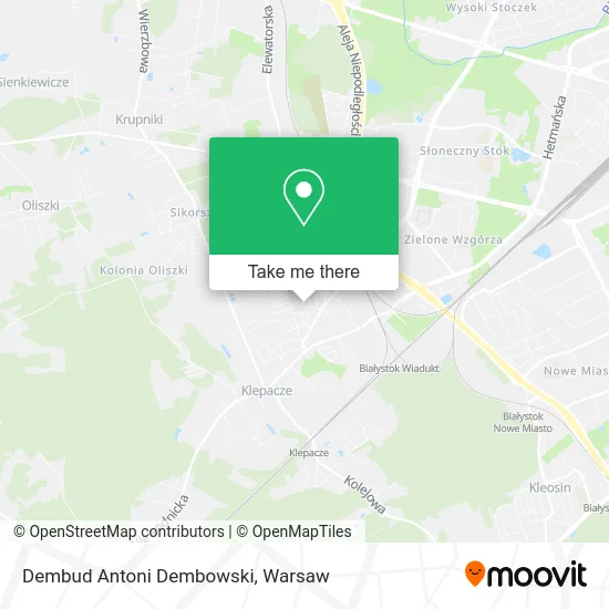 Карта Dembud Antoni Dembowski