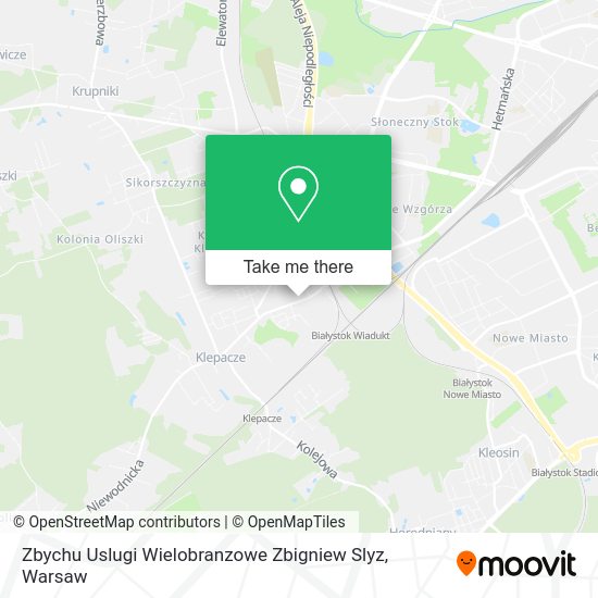 Zbychu Uslugi Wielobranzowe Zbigniew Slyz map