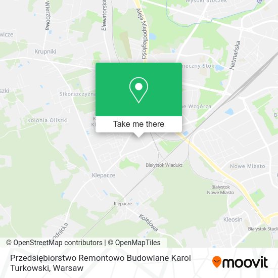 Карта Przedsiębiorstwo Remontowo Budowlane Karol Turkowski