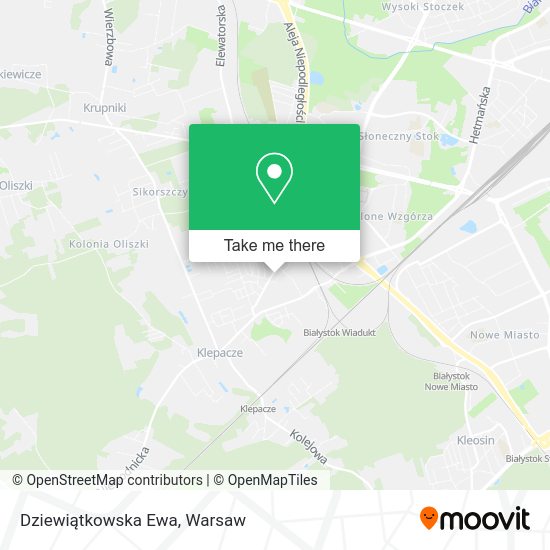 Dziewiątkowska Ewa map