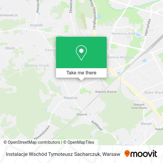 Instalacje Wschód Tymoteusz Sacharczuk map