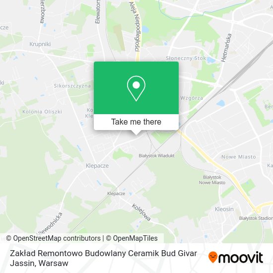 Zakład Remontowo Budowlany Ceramik Bud Givar Jassin map