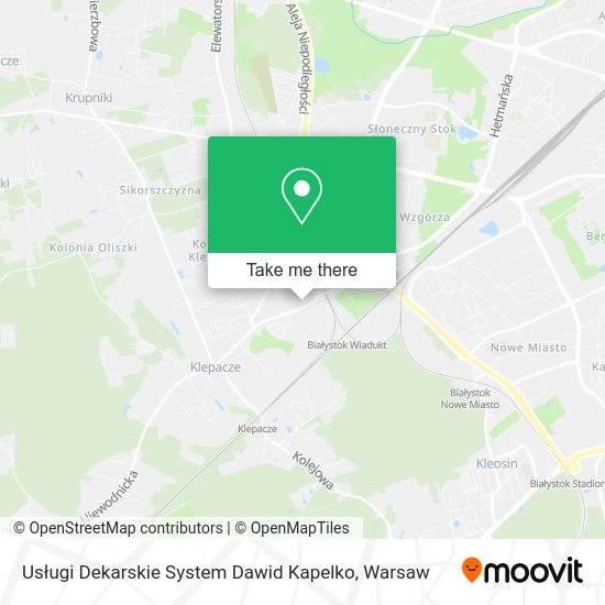 Usługi Dekarskie System Dawid Kapelko map