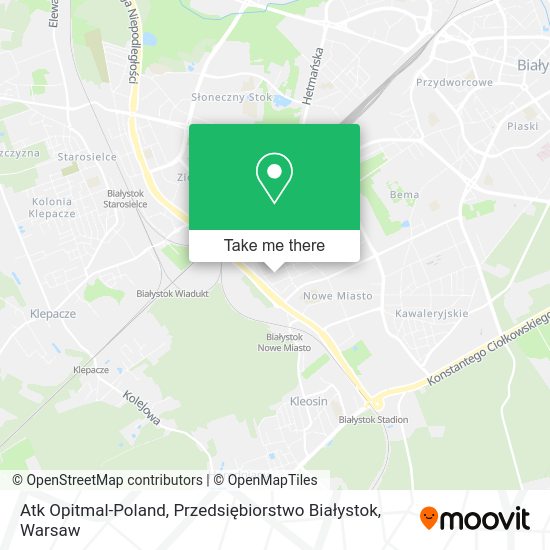 Atk Opitmal-Poland, Przedsiębiorstwo Białystok map