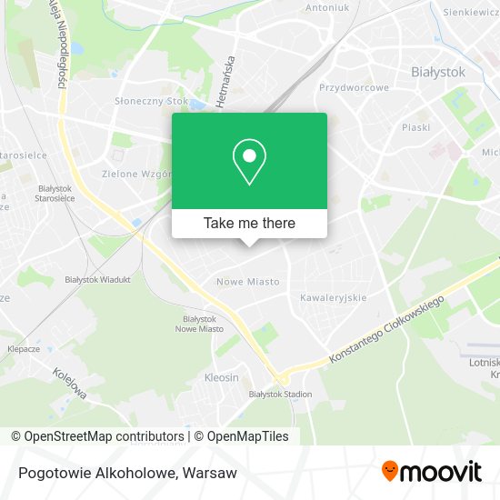 Pogotowie Alkoholowe map