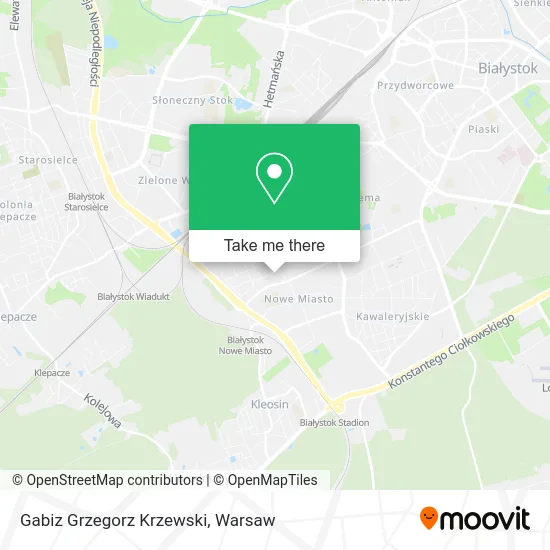 Карта Gabiz Grzegorz Krzewski