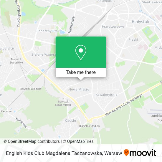 English Kids Club Magdalena Taczanowska map