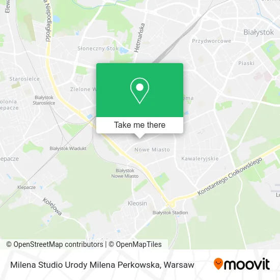 Карта Milena Studio Urody Milena Perkowska