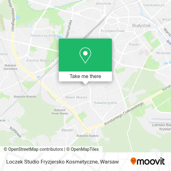Карта Loczek Studio Fryzjersko Kosmetyczne