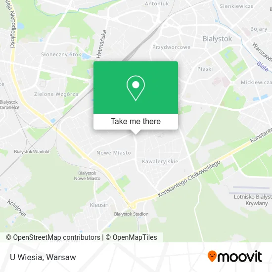 Карта U Wiesia