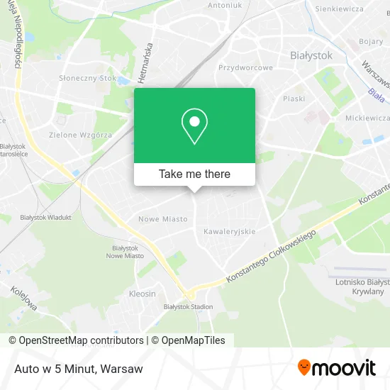 Карта Auto w 5 Minut