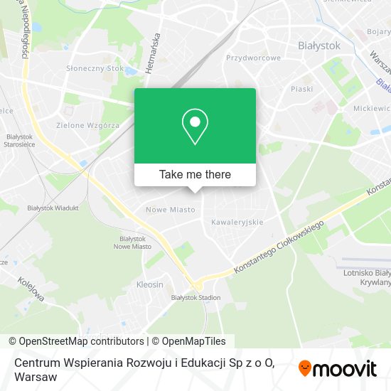 Centrum Wspierania Rozwoju i Edukacji Sp z o O map