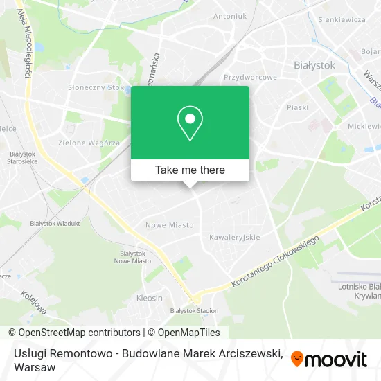 Usługi Remontowo - Budowlane Marek Arciszewski map