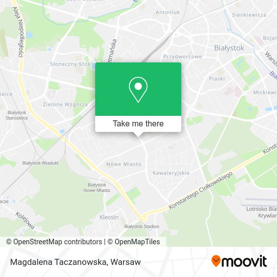 Magdalena Taczanowska map