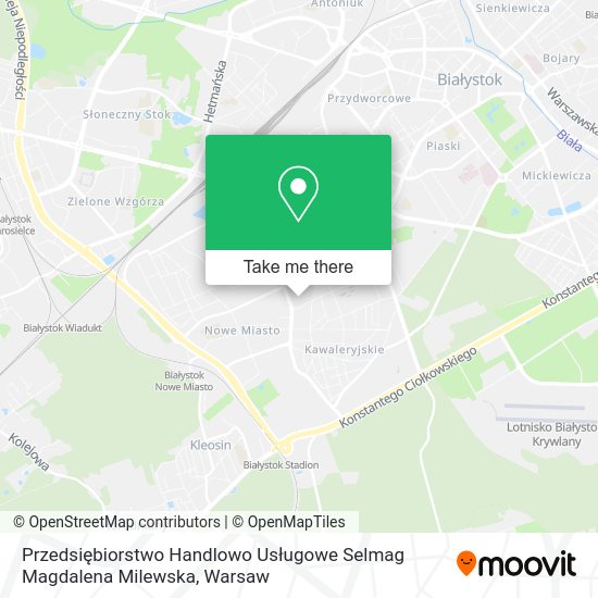 Przedsiębiorstwo Handlowo Usługowe Selmag Magdalena Milewska map