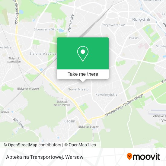 Карта Apteka na Transportowej