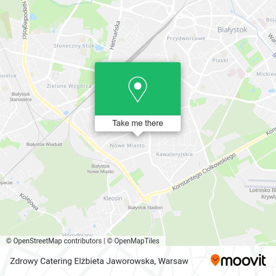 Карта Zdrowy Catering Elżbieta Jaworowska